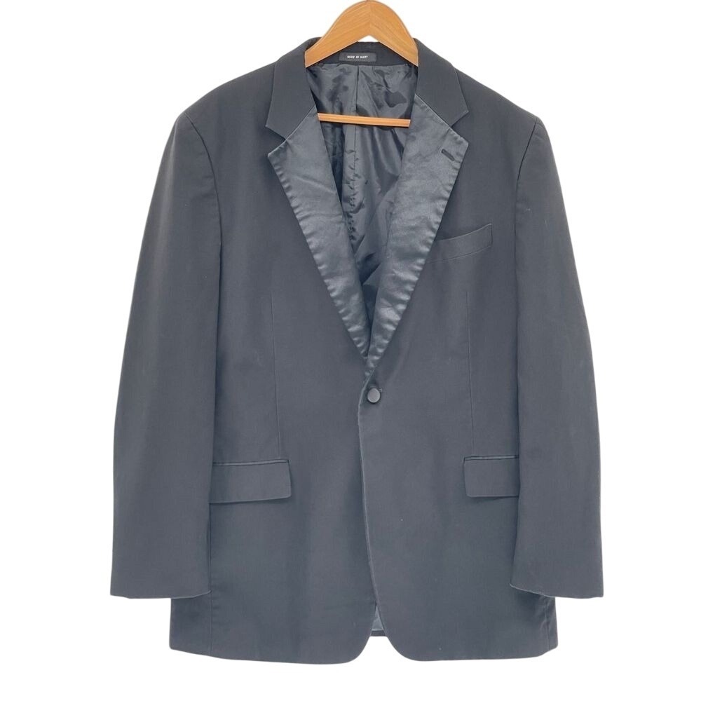 First Nighter‎ Blazer Tuxedo Jacket Suit Coat Men Size 44 L Black